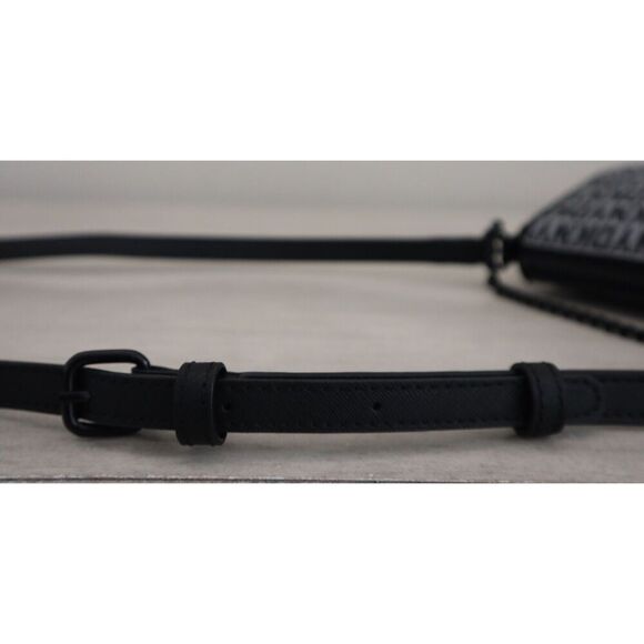 DKNY WMN's Demi White/Black Logo Bryant Park w/Chain Shoulder Crossbody Bag - Picture 8 of 14